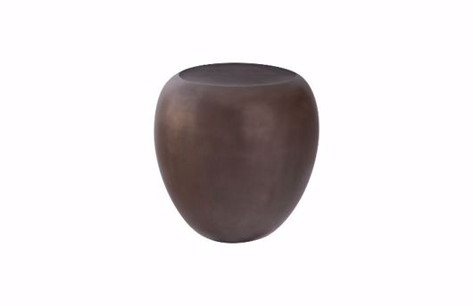 Picture of RIVER STONE SIDE TABLE BRONZE
