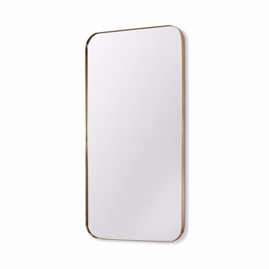 Picture of AALINA MIRROR 80" - BRUSHED BRASS