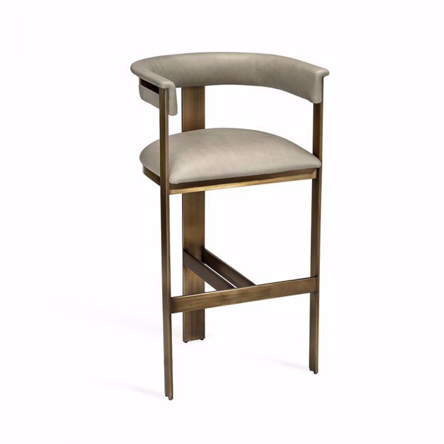 Picture of DARCY BAR STOOL - TAUPE