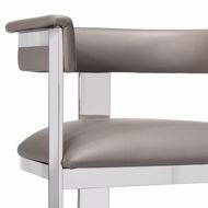 Picture of DARCY COUNTER STOOL - GREY/ NICKEL