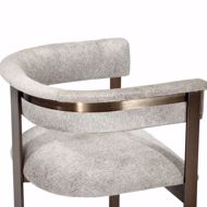 Picture of DARCY HIDE CHAIR - BRONZE