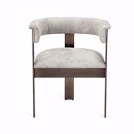 Picture of DARCY HIDE CHAIR - BRONZE