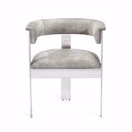 Picture of DARCY HIDE CHAIR - NICKEL