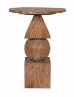 Picture of ADAMO SIDE TABLE, DISTRESSED MINDI