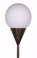 Picture of CONE FLOOR LAMP, AGED BRASS FINISH