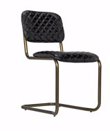 Picture of 0037 DINING CHAIR, STEEL AND LEATHER