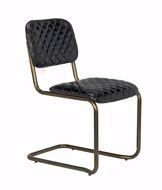 Picture of 0037 DINING CHAIR, STEEL AND LEATHER