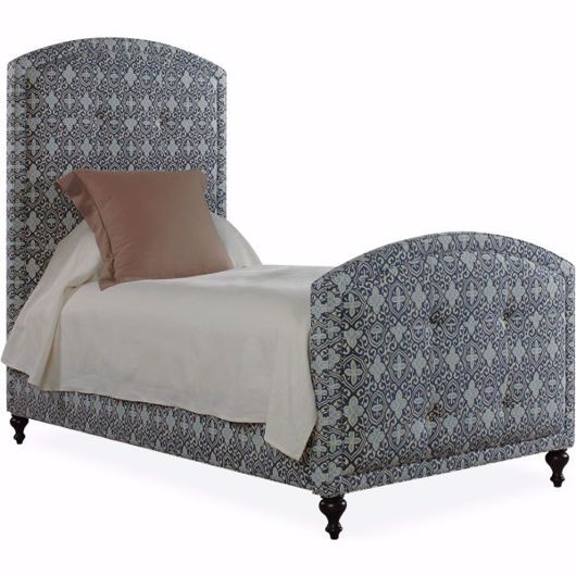 Picture of A1-30TW1R ARCH HEADBOARD & FOOTBOARD BED - TWIN SIZE