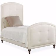 Picture of A1-30TW1R ARCH HEADBOARD & FOOTBOARD BED - TWIN SIZE