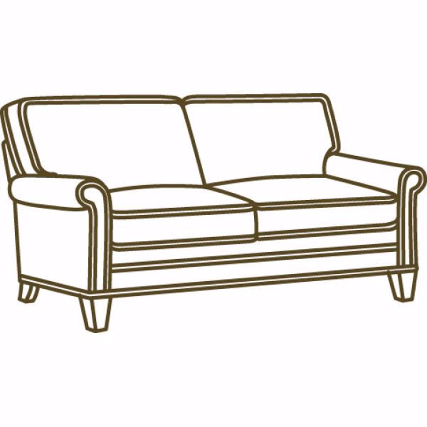 Picture of L3193-11 LEATHER APARTMENT SOFA
