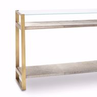 Picture of ANDRES HAIR ON HIDE CONSOLE LARGE (BRASS)