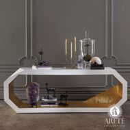 Picture of FACET CONSOLE-GOLD LEAF