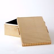Picture of CORRUGATED BAMBOO BOX-BRASS