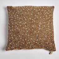 Picture of GOLDEN BEADED PILLOW