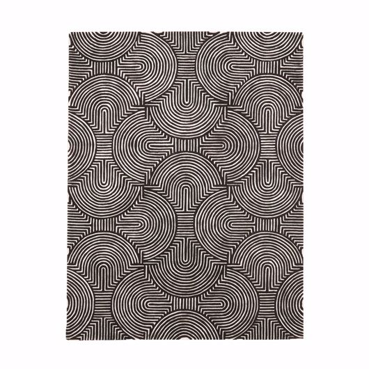 Picture of ARCHES RUG-BLACK/IVORY