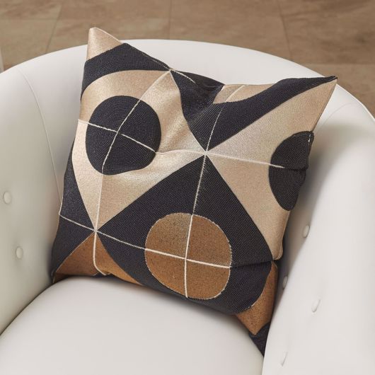 Picture of CIRCLE MARQUETRY PILLOW