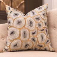 Picture of AGATE PILLOW-BLACK & GOLD