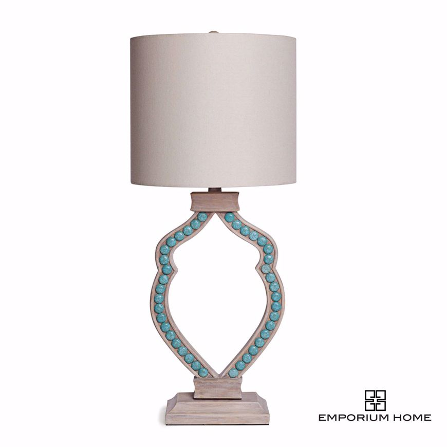 Picture of CABOCHON LAMP-TURQUOISE