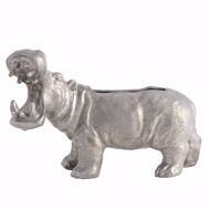 Picture of HIPPO PLANTER-SILVER