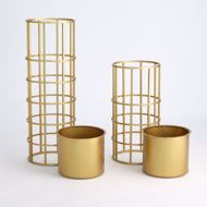Picture of RINGED PLANTER-BRASS