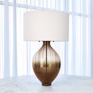 Picture of AMPHORA GLASS TABLE LAMP-TOPAZ