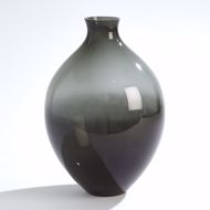 Picture of AMPHORA GLASS VASES-GREY