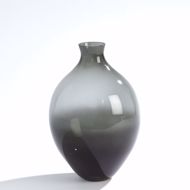Picture of AMPHORA GLASS VASES-GREY