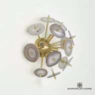 Picture of AGATE BURST SCONCE-SATIN BRASS
