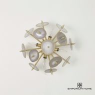 Picture of AGATE BURST SCONCE-SATIN BRASS