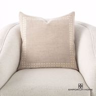 Picture of ICON PILLOW-ROSE ON CREAM