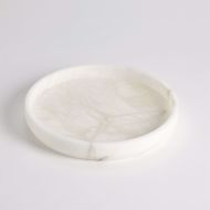 Picture of ALABASTER TAPERED ROUND BOXES AND TRAY-WHITE