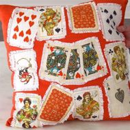 Picture of CASINO PLAYING CARDS PILLOW