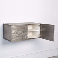 Picture of ABSTRACT BLOCK CABINET-RIGHT-SILVER