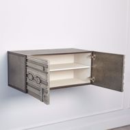 Picture of ABSTRACT BLOCK CABINET-RIGHT-SILVER