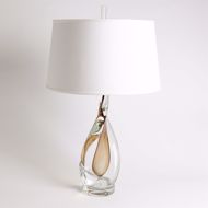 Picture of AMBER TWISTED ART GLASS LAMPS