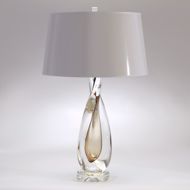 Picture of AMBER TWISTED ART GLASS LAMPS