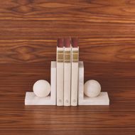 Picture of ALABASTER BALL BOOKENDS-PAIR