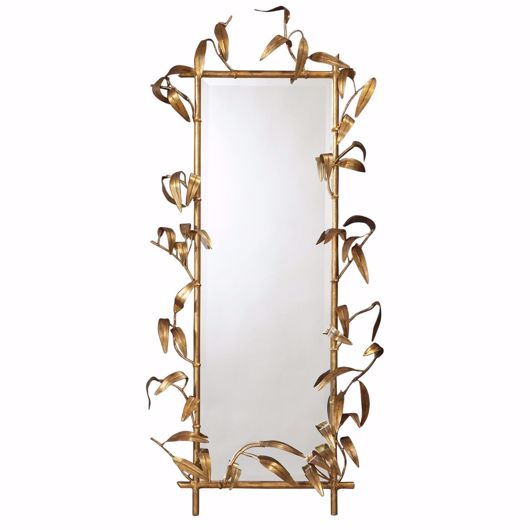Picture of BAMBOO MIRROR W/GOLD FINISH