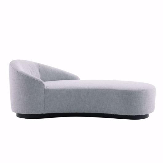 Picture of TURNER CHAISE ICEBERG LINEN GREY ASH, RIGHT ARM