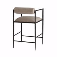 Picture of BARBANA COUNTER STOOL PEWTER TEXTURE