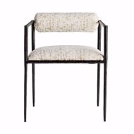 Picture of BARBANA CHAIR FACET CREAM CHENILLE