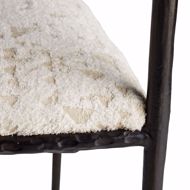 Picture of BARBANA CHAIR FACET CREAM CHENILLE