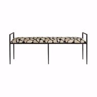 Picture of BARBANA BENCH OCELOT EMBROIDERY