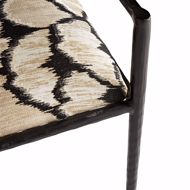 Picture of BARBANA BENCH OCELOT EMBROIDERY