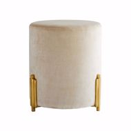 Picture of WARBY OTTOMAN STERLING VELVET