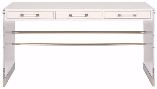 Picture of BERKLEY DESK WITH ACRYLIC & METAL BASE HH05