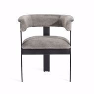 Picture of DARCY DINING CHAIR - BLACK/ PEWTER