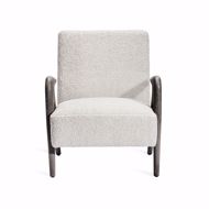 Picture of ANGELICA LOUNGE CHAIR - HAZE SHEARLING