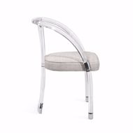 Picture of WILLA DINING CHAIR - DOVE/ SILVER