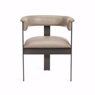 Picture of DARCY DINING CHAIR - TAUPE/ GRAPHITE